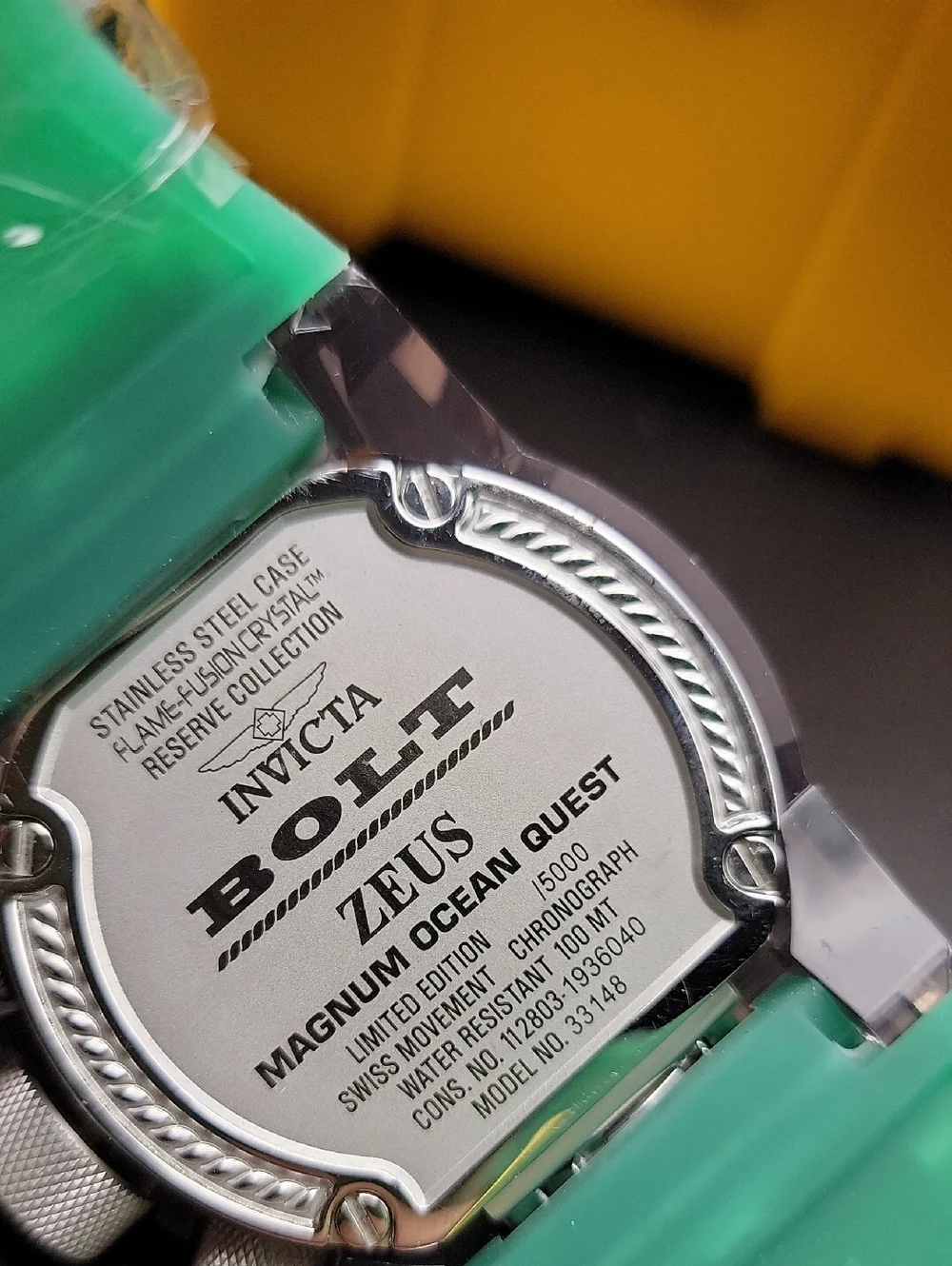 33148 CEO Invicta Bolt Zeus Magnum Ocean Quest LE Swiss Chronograph PROTOTYPE ?